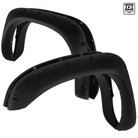 Spec-D Tuning 02-08 Dodge Ram Pocket Style Fender Flares FDF-RAM02B-PK-MP